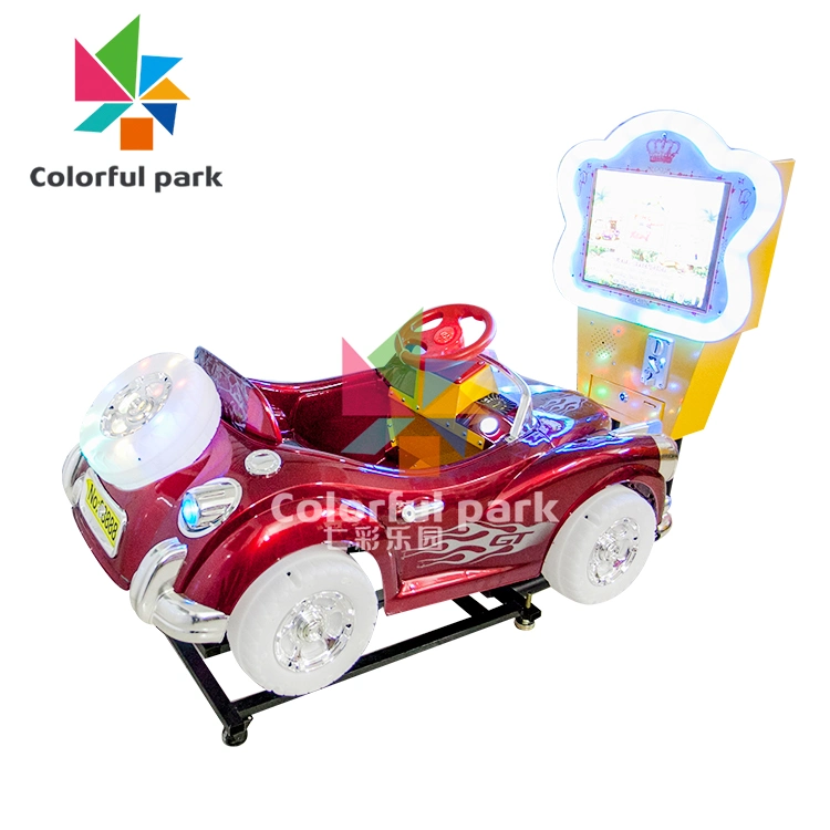 Colorful Park Electronic Simulator Children Riding Arcade Kids LCD Bubble Car