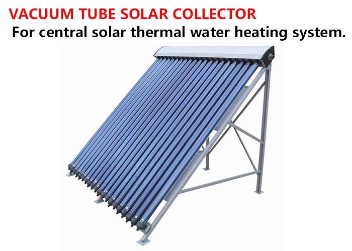 Solar Vacuum Tube Collector with Horizontal Mounted 25 Tubes for School, Hospital and Factory