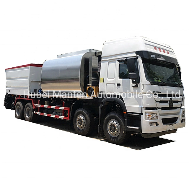 Factory Price 8X4 Intelligent Asphalt Road Tanks Gravel Synchronous Slurry Seal Chip Sealer Truck