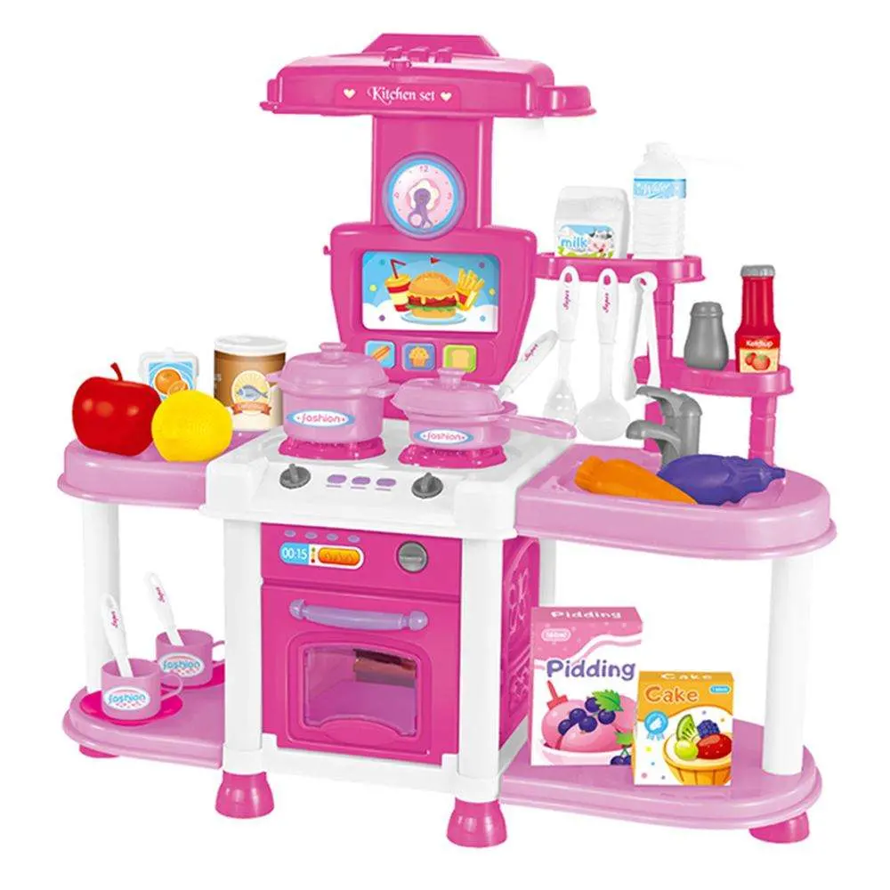 Kid's Pretend Play House Toys Kitchen Set Role Play Toys