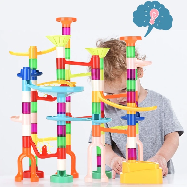 Track Building Block Set Construction Assembly Educational Toys for Kids