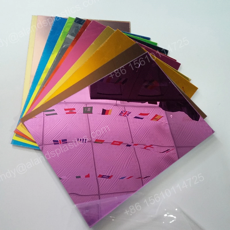 Wholesale/Supplier Acrylic Mirror 1220*2440mm Colour Mirror Acrylic Plexiglass 2mm Acrylic Mirror Sheet