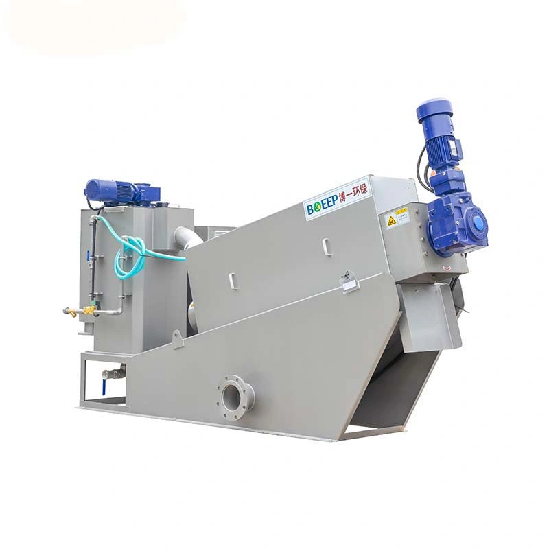 ISO/SGS/Ce Waste Water Treatment Equipment for Sludge Screw Press Thickening and Dewatering