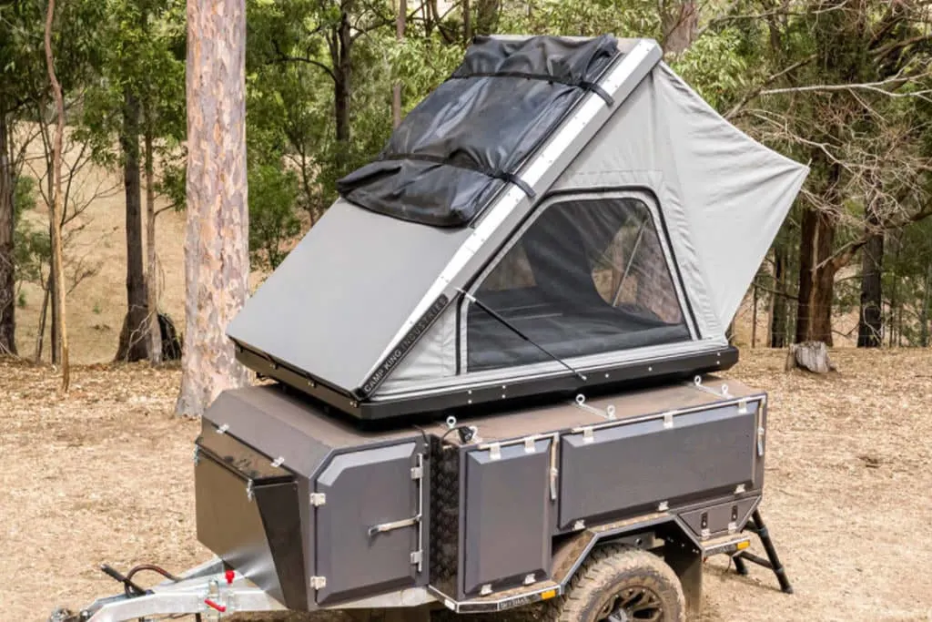 Nuevo Diseño del pequeño off-road Camper Mini Trailer con cuarto de baño y una tienda de venta