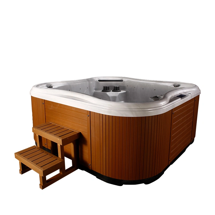 Jy8012 Acrylic Shell Outdoor SPA with Powerful Jets