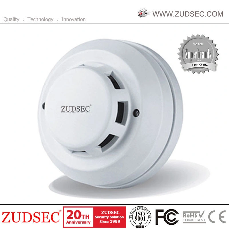 12/24V 2 Wire Smoke Detector 4 Wire Photoelectric Smoke Detector Fire Alarm in China