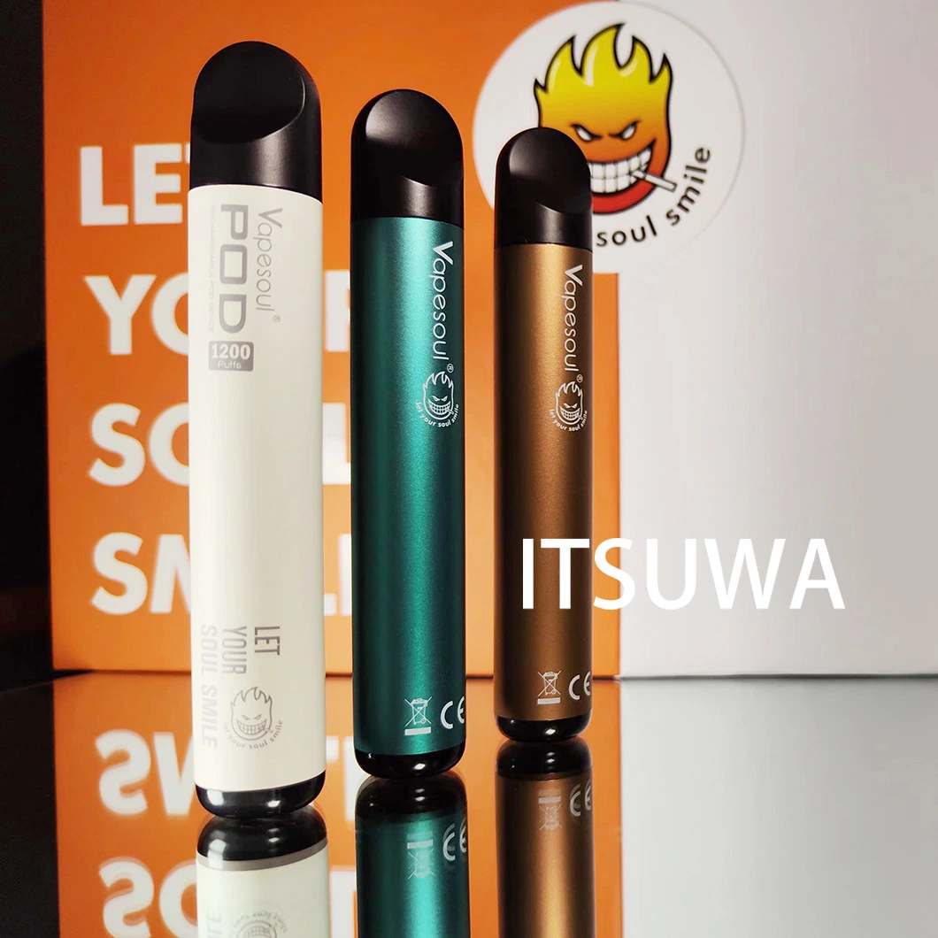 Itsuwa Vapesoul Color Smoke Stick E Cigarret Disponible Vape Had Vape Fape E Papieros E Ciggarete Einweg E Zigarette