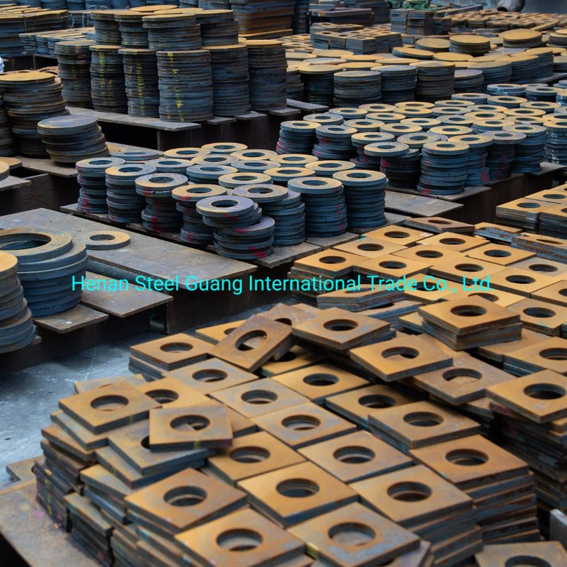 4mm--150mm Thickness Flame Cutting Steel Plate Cut S235jr Sheet Parts