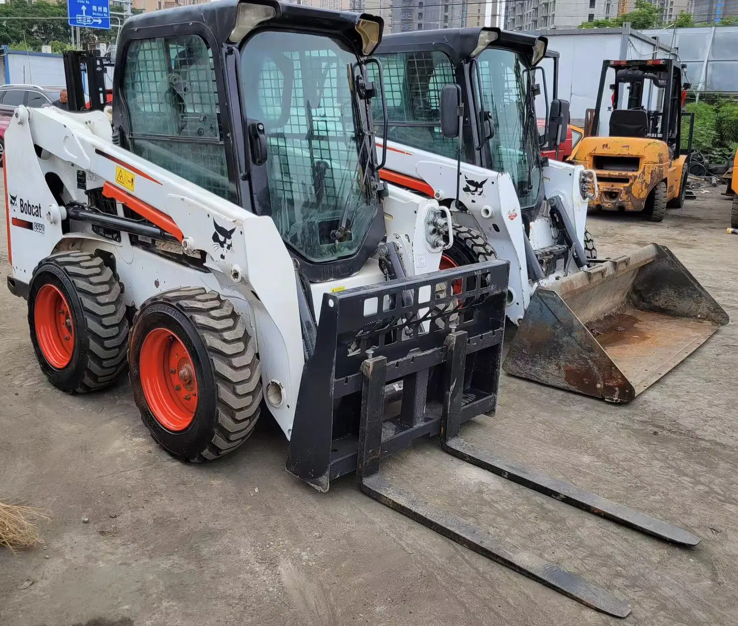 Utilisé Bobcat S550 Mini chargeur chargeur Skid Steer