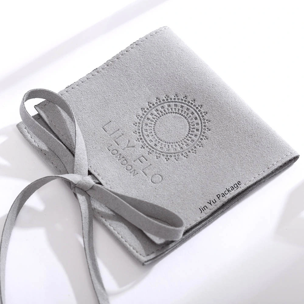 Professional of Custom Leather Velvet Drawstring Jewelry Gift Packaging Pouch