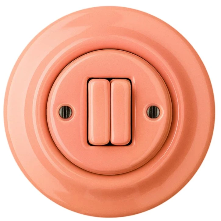 Popular Interruptor de luz de parede intermédia em porcelana retro para o hotel