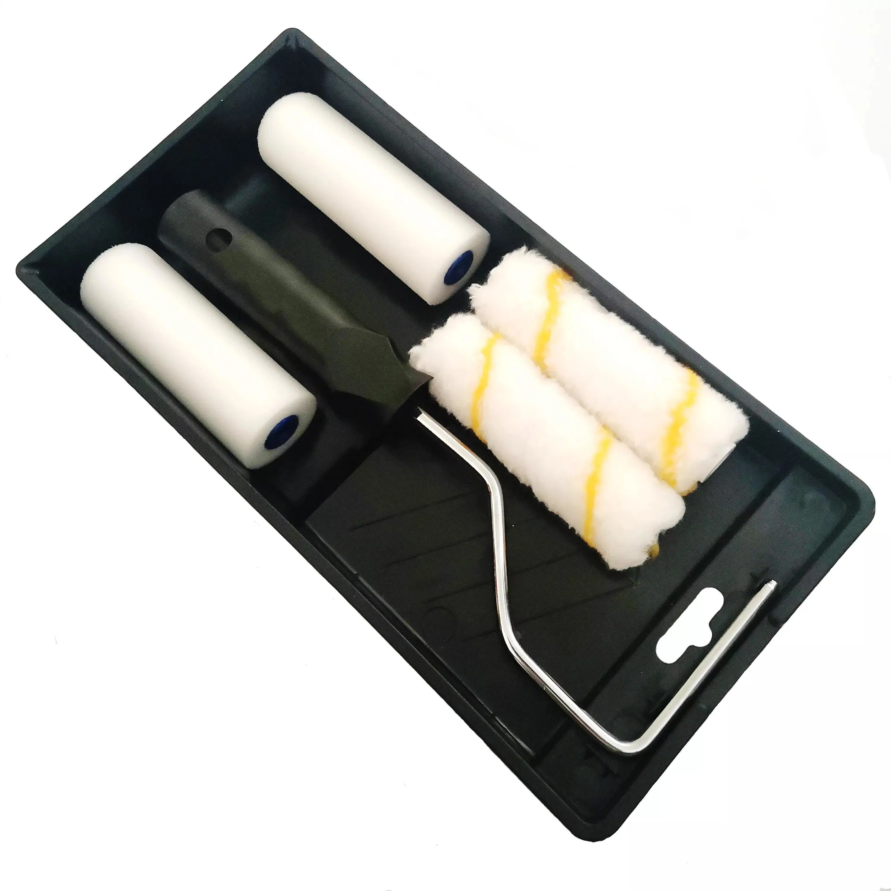 2022 Hot Sale 4" Mini Paint Roller Set Including Paint Tray, Paint Roller Refills and EU Style Handle