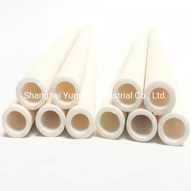 Чистый 95% 99% Al2O3 Alumina Hollow Rod for muffle Furnace