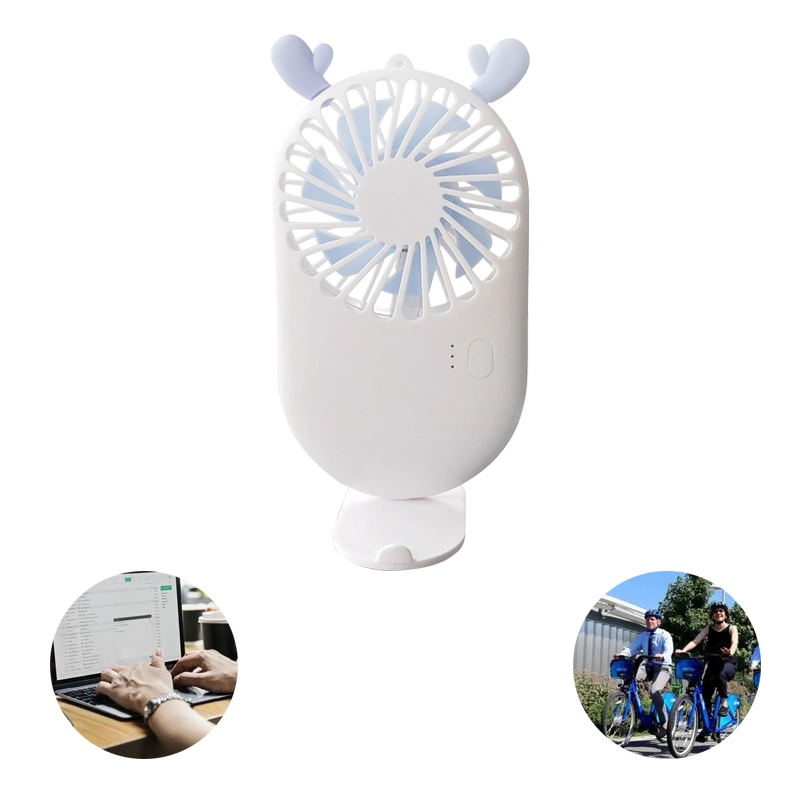 Wholesale/Supplier Outdoor Portable Hand Folding USB ABS Case Rechargeable Desktop Fan