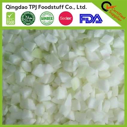 Factory Price IQF Fresh Frozen White Onion Dices Slices Rings