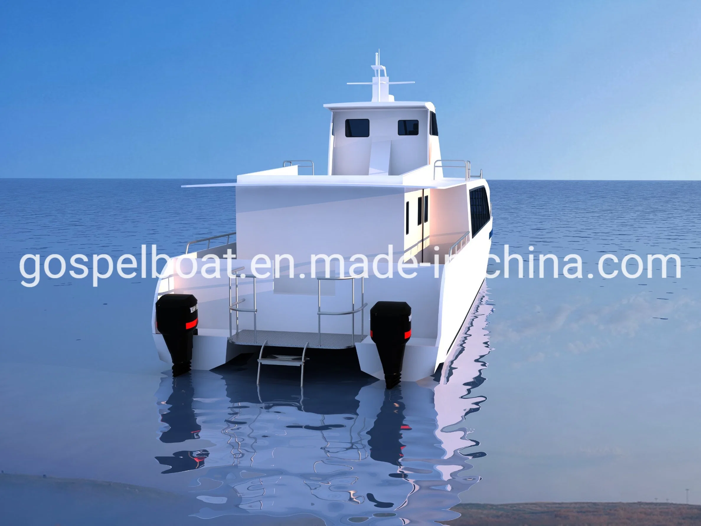 75 Pax barco de pasajeros catamarán de aluminio