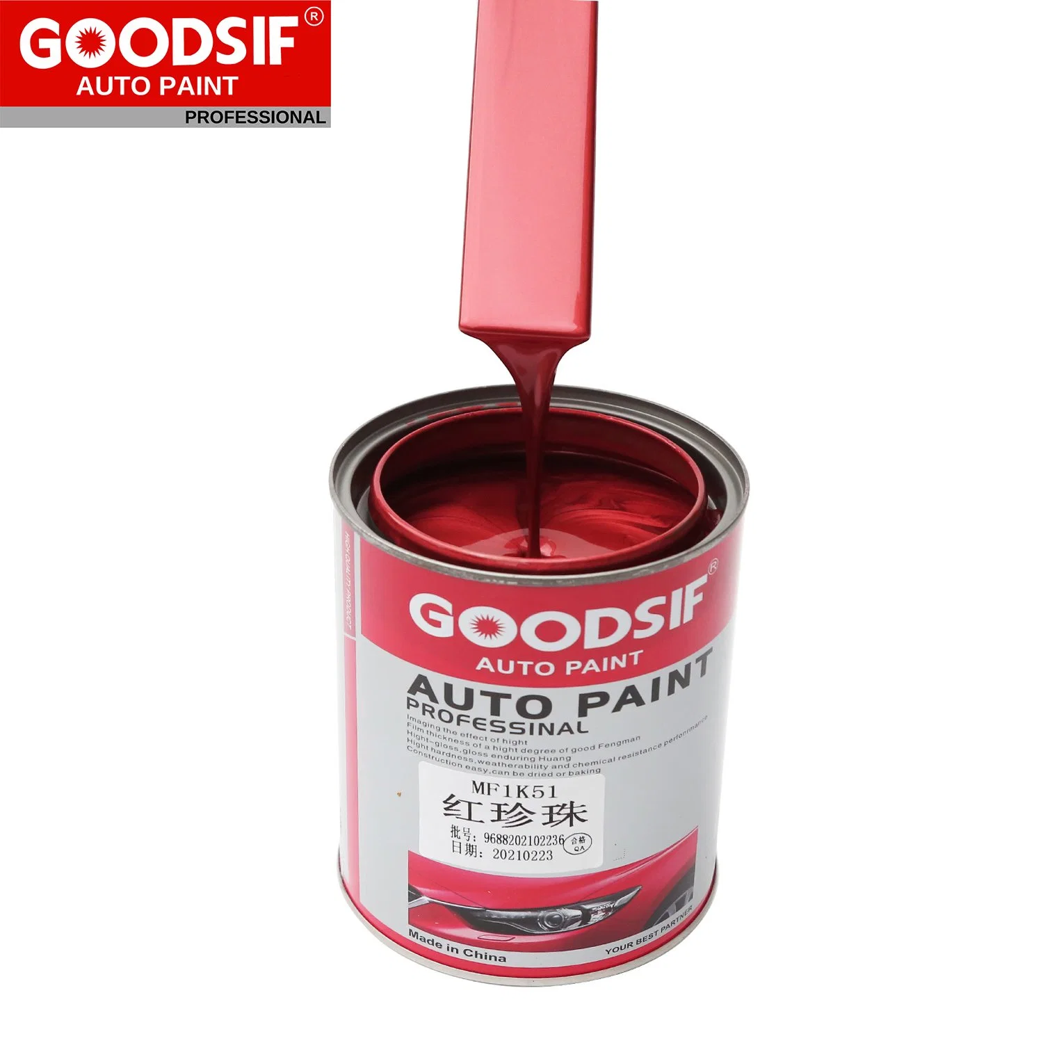 High Gloss Mixing Color Basecoat Automotive Paint Acrylic 1K 2K Primer Surfacer Paint Fast Dry Auto Refinishes Car Paints