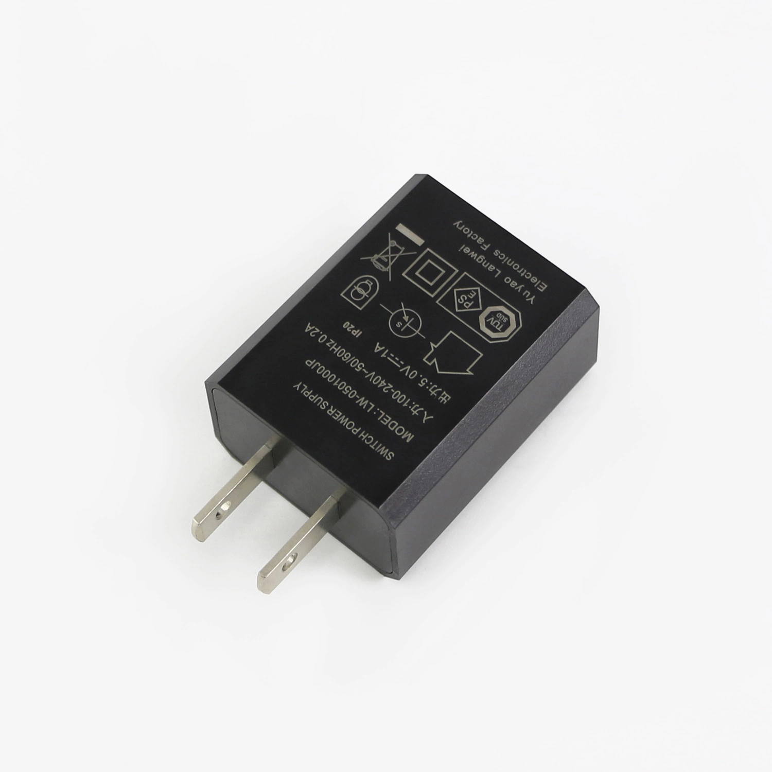 Unión duradera de la cámara digital de 5V 1A USB Cargador DC con la norma ISO9001