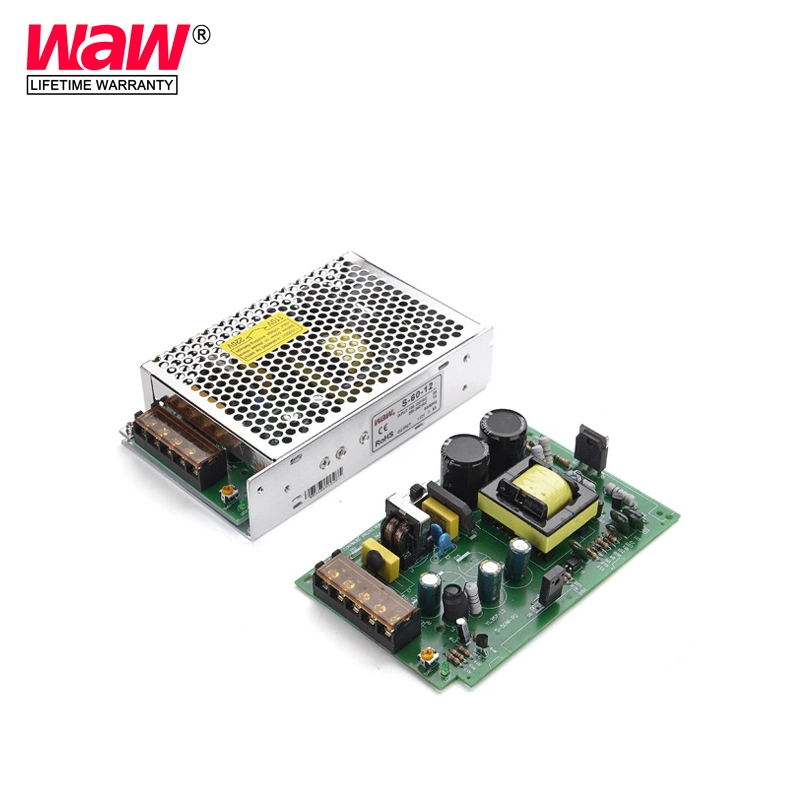 50W 5V 10A AC/DC Switching Power Supply with Overload Protection