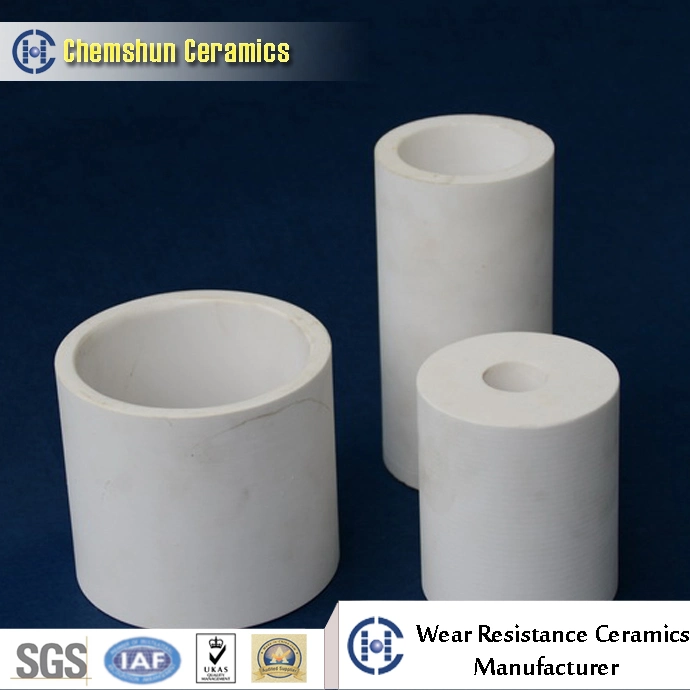 Engineering Alumina Oxide Ceramic Bend Tube Lining with Costmized Degree