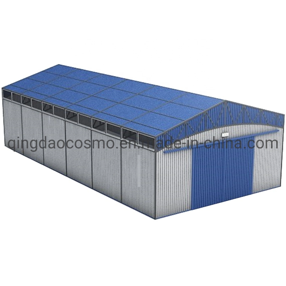 Beste Verarbeitung Flachdach und Boden heiß DIP galvanisierter Stahl Solar PV Montagestruktur / Prefab Stahlkonstruktion Hangar / Stahlrahmen für Solar Energiesystem