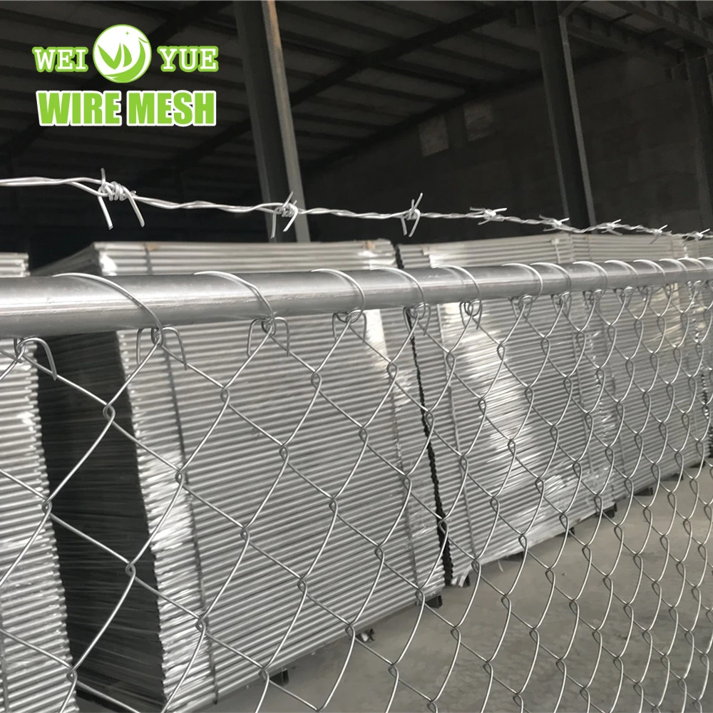 High quality/High cost performance  9 Gauge Galvanized Chain Link Fence with Low Price