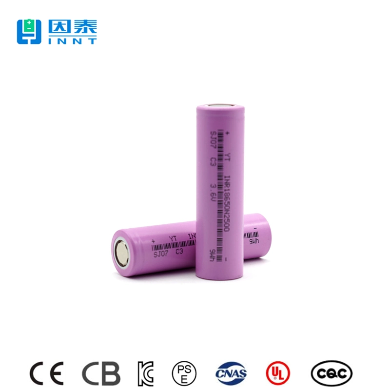 18650 Batterie rechargeable au lithium Li-ion 2500mAh 3.6V une haute capacité pour les voiturettes de golf