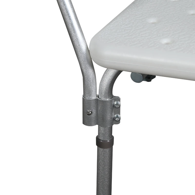 Shower and Bath Chair with Seat and Raised Armrest for Patient or Elderly Use as Hospital Equipment - E