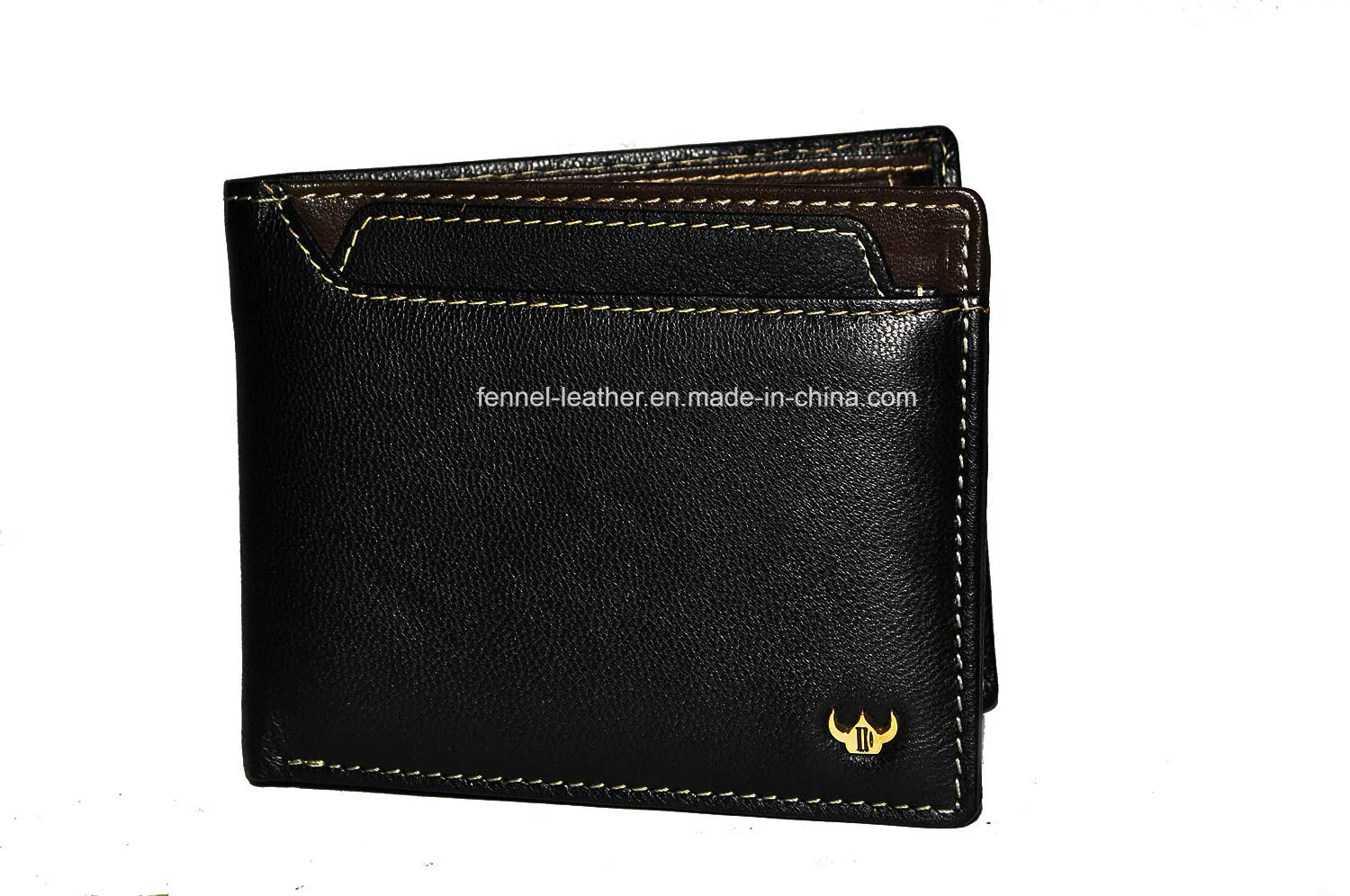 Fabriquer High Fashion Men Business Designer Fashion Wallet pour RFID Protection antivol avec porte-carte à glissière et poche pour monnaie Portefeuille en cuir (EU4106)