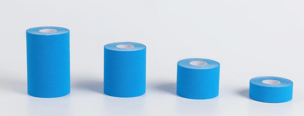 Manufacture Bandage Fixation Colorful Adhesive Cohesive Athletic Body Medical Products Kinesiology Tape