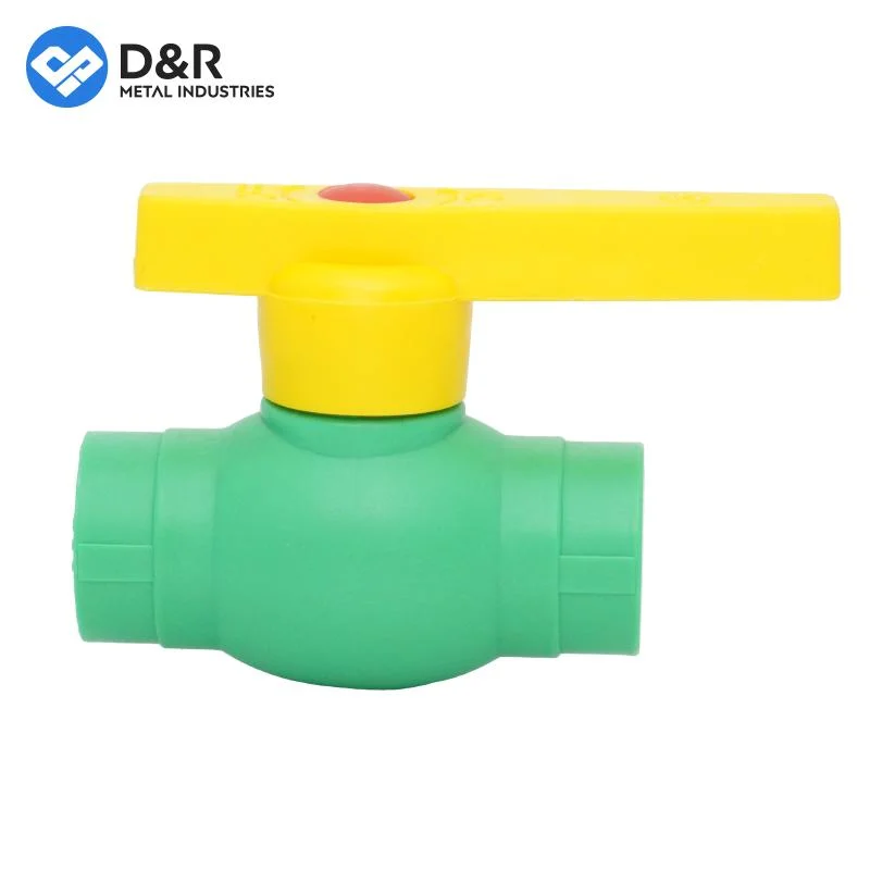 DN15 DN20 Custom PPR Ball Valve with Welding Connector PPR Fitting Ball Valve