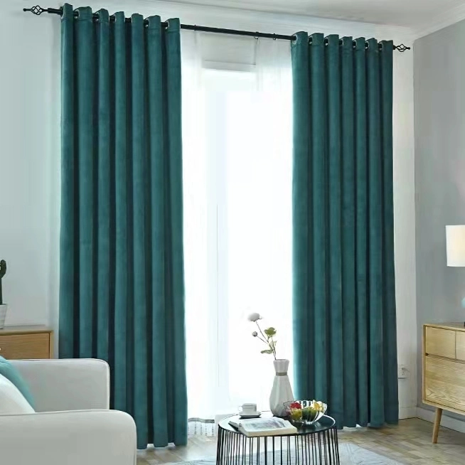 Cheap Price Cafe 100% Polyester Sofa Fabric Blackout Decorative Hotel Lobby Curtains Hospital Curtain