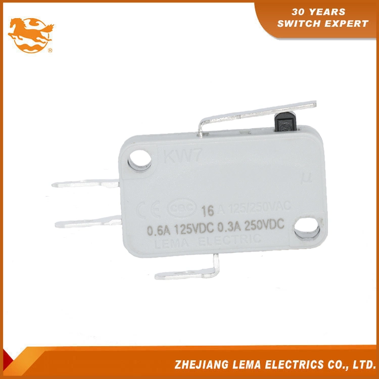 Kw7-11 Short Lever Lema Factory Supply Quick Connect Terminal Micro Switch