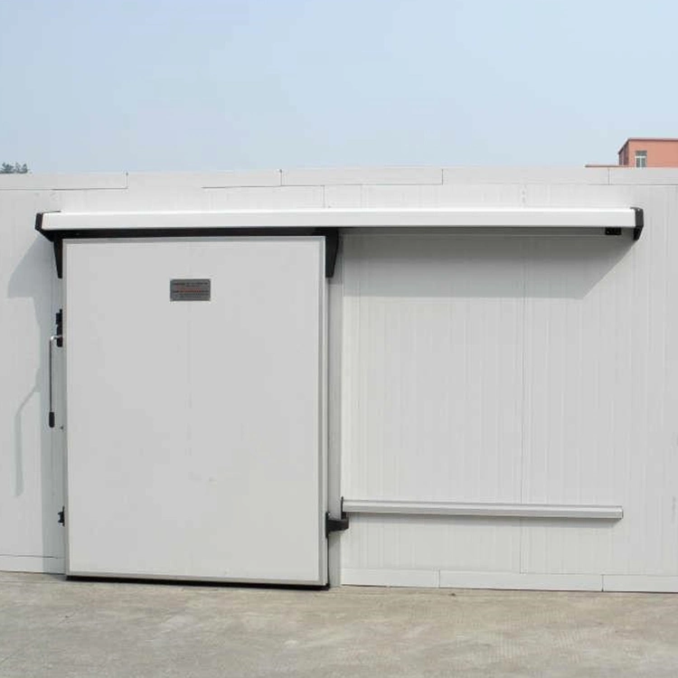 Thermal Insulated Metal Single or Double Leaf Cold Room Sliding Door for Cooler Room