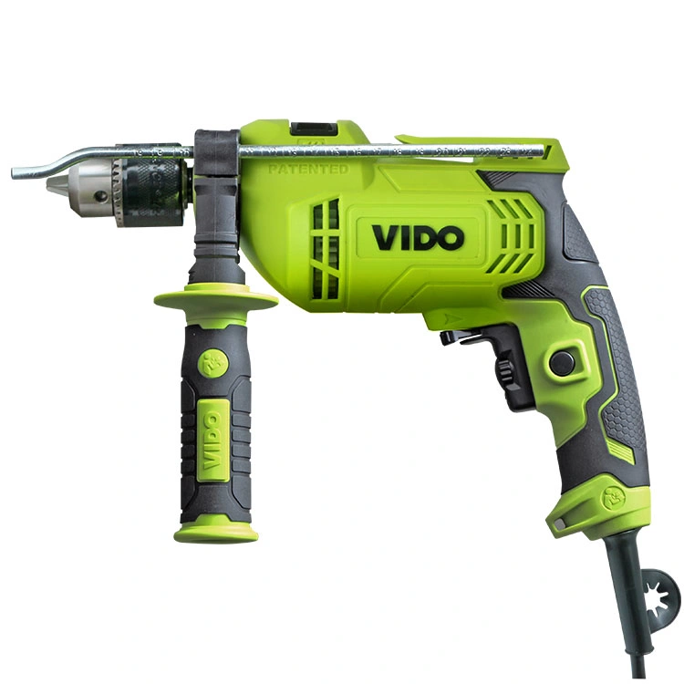 Vido 750W 13mm Hand Impact Driver Hammer Drill Portable Power Tools for Building and Industrial