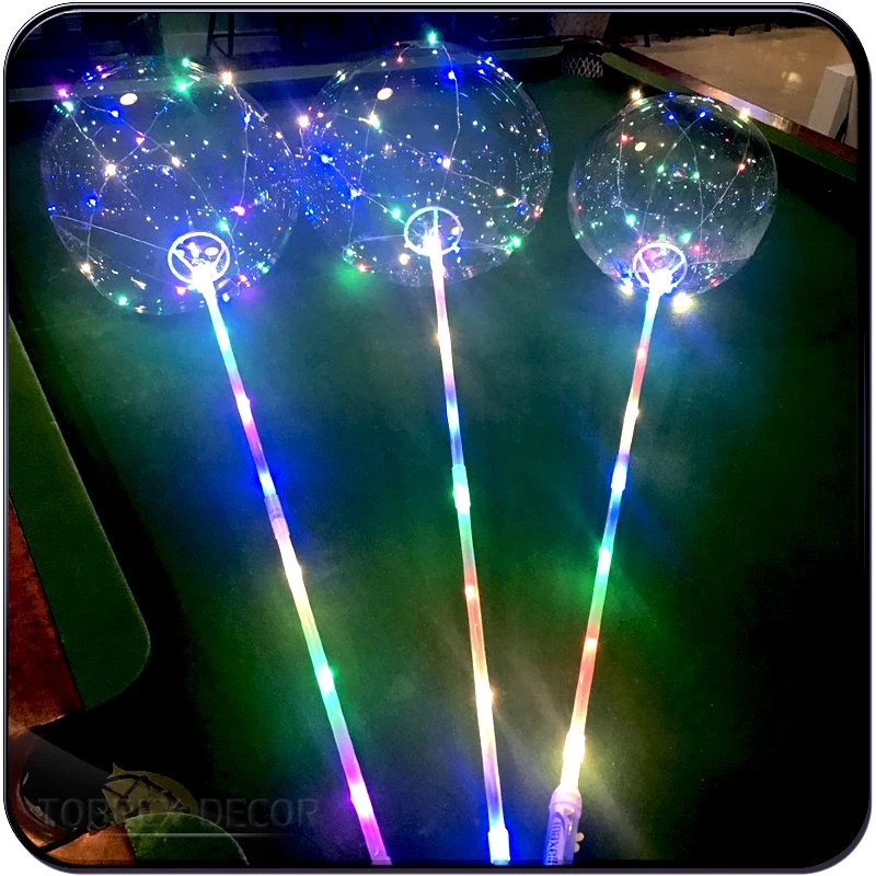 Décorations de fête Fournitures Éléments Ramadan un décor lumineux des feux de fée cadeaux Ballons LED