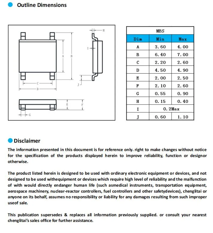 SMD Bridge Rectifier ABS10 Special Offer Electronic ABS Mosfef Diode