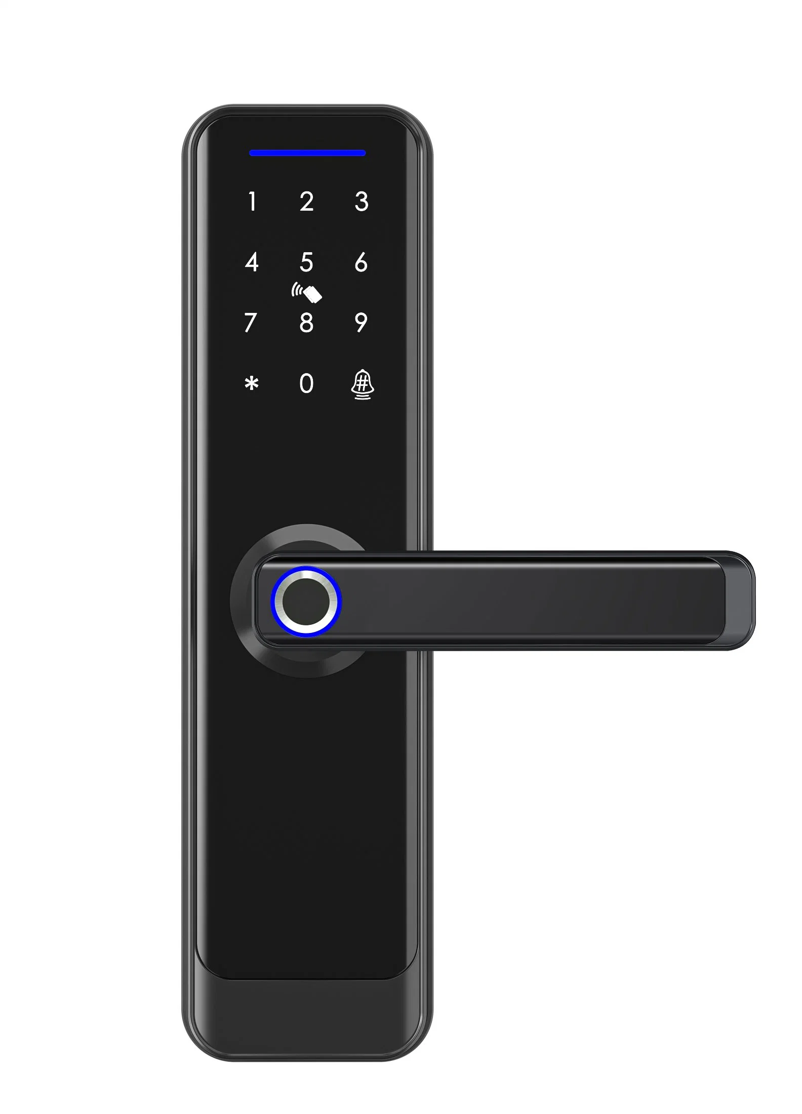 Smart Digital Handle Lock mit Fingerabdruck-Passwort und Tuya-Funktion