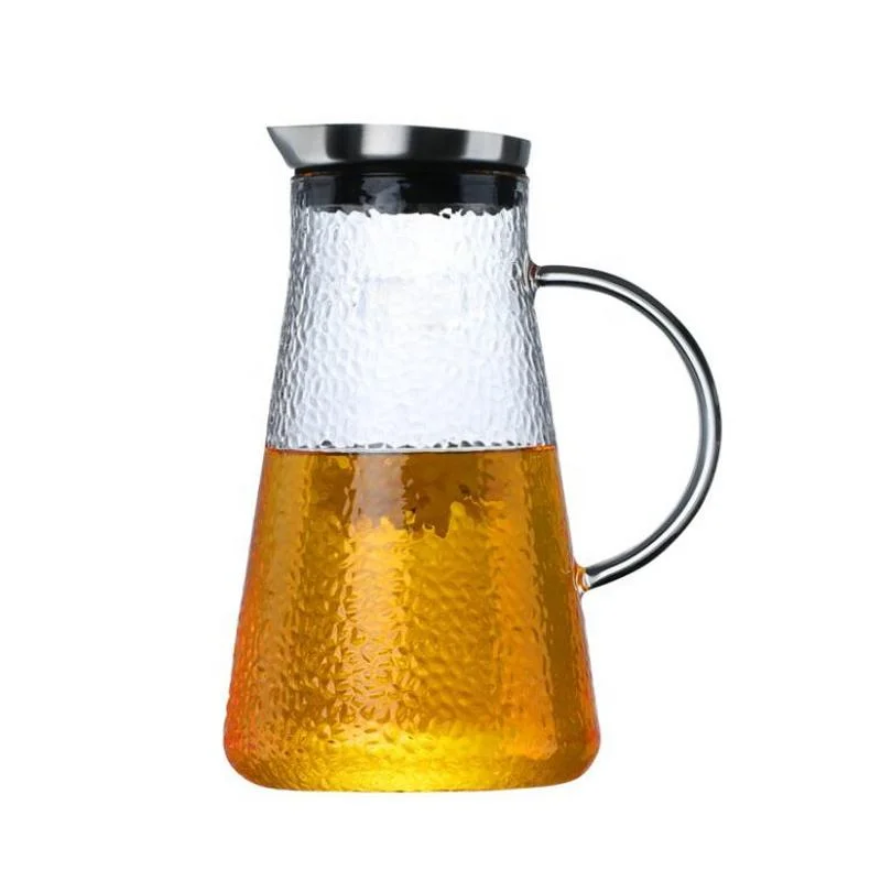 Wholesale/Supplier Hot Sale Heat Resistant Glass Pitcher Glass Cold Water Jug with Lid