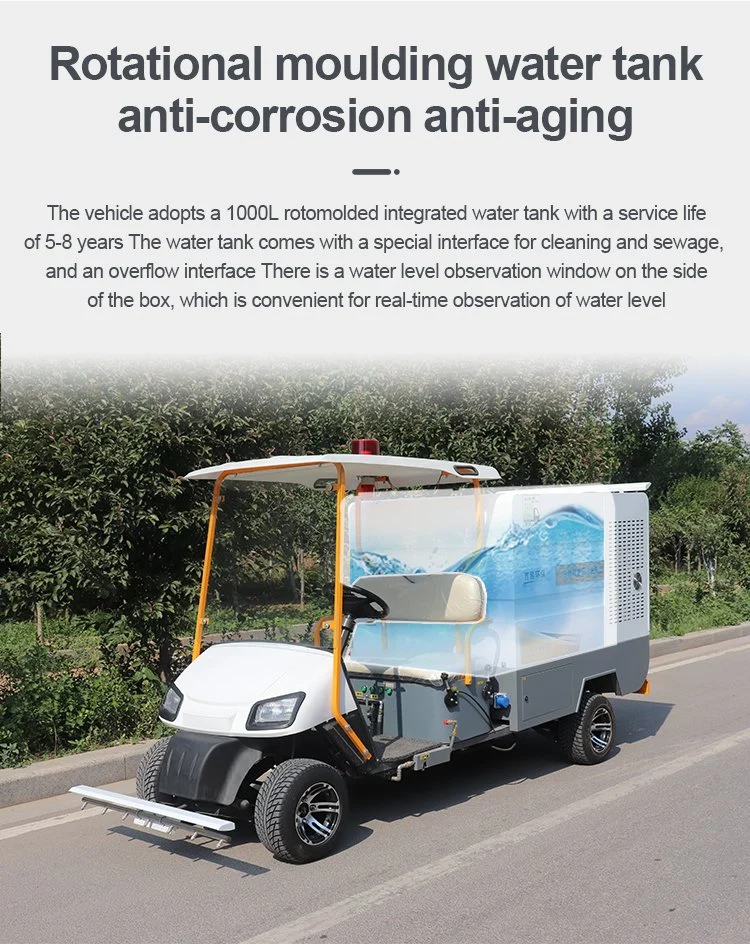 Rotational Moulding Water Tankanti-Corrosion Anti-Aging Small High Pressure Cleaner Truck