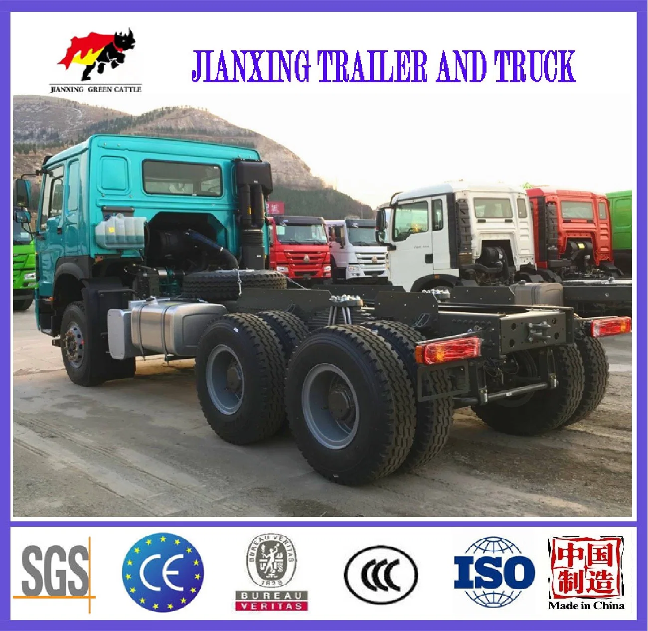 Hot Selling Used Sinotruk HOWO Tractor Head Truck 6X4 HOWO 371HP High Roof Cabin Tractor Truck High Performance Second Hand Tractor Head Truck