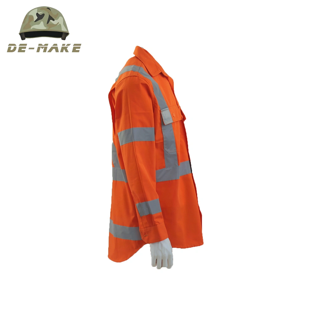 Safety Tooling Workwear Men Fluorescent Work Clothes for Men and Women High Visibility T-Shirt Cleaning Workwear