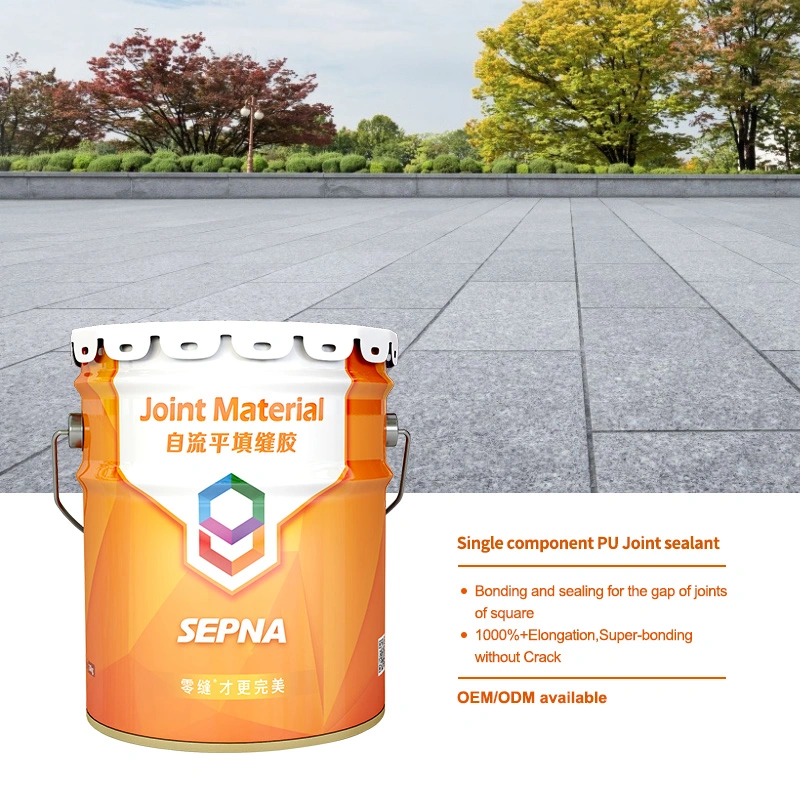 Sepna 20kg One Package Self Leveling Modified Silica Construction Adhesive Sealant for Airport Runway Square Wall Pipe Epoxy Floor Painting