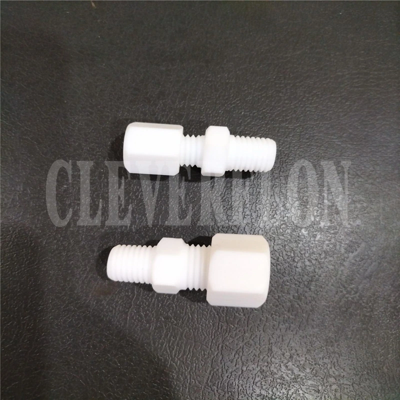 Original Factory White G Male Thread PTFE PVDF Connector