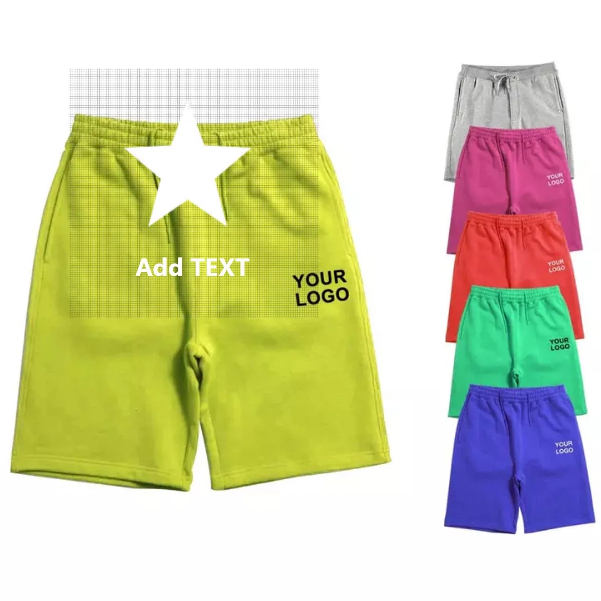 Calções de 100% algodão Nike com logótipo personalizado, calças, calças, grafismo Jogger French Terry 3D Puff Printing Mesh Shorts para homem Sports Track Calções