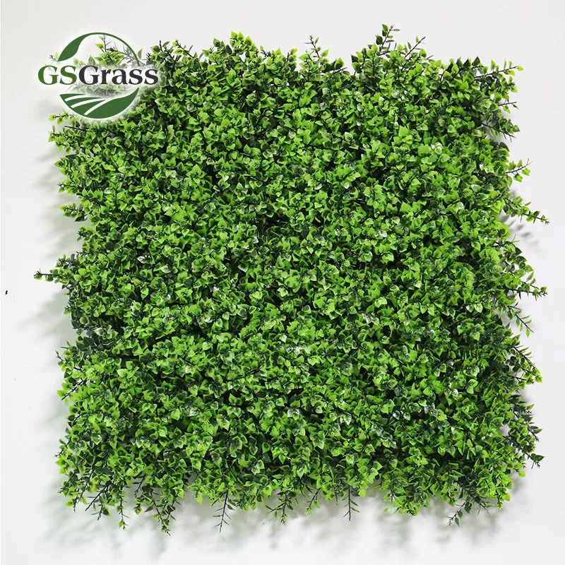 Mayorista Artificial Boxwood Hedge Fence Panel planta artificial pared para Decoración exterior