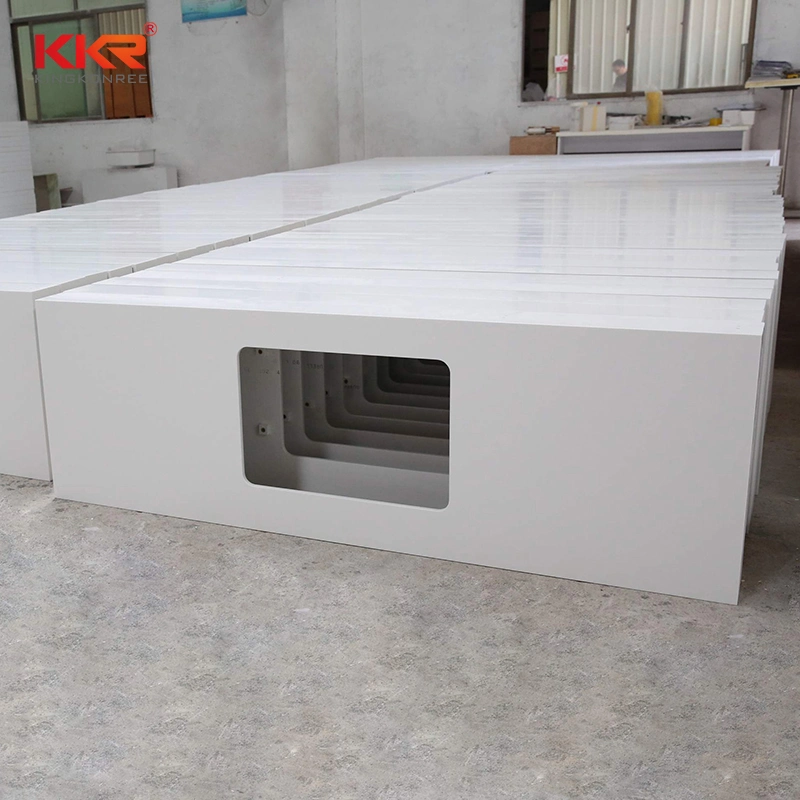 Custom Made Stone Solid Surface Kitchen Bench Top with Sink