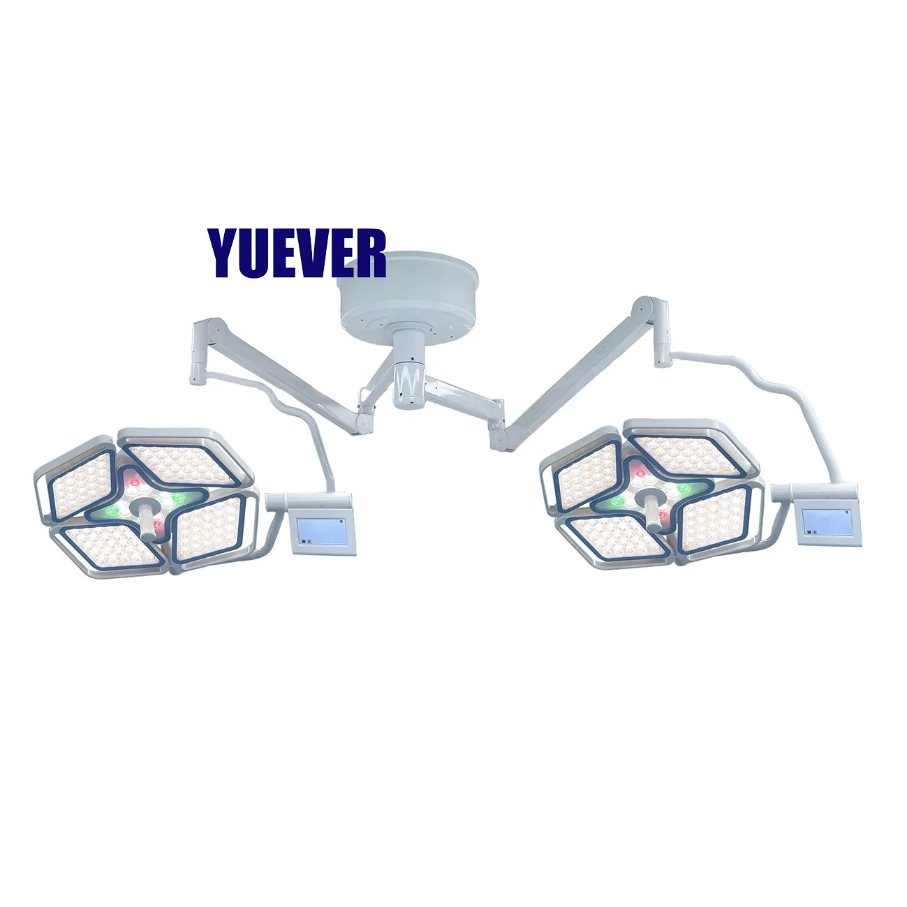 CE ISO Whole Reflector Shadowless LED 7050 Ceiling Surgery Dual-Arm LED Surgical Operation Lamp O. T Light