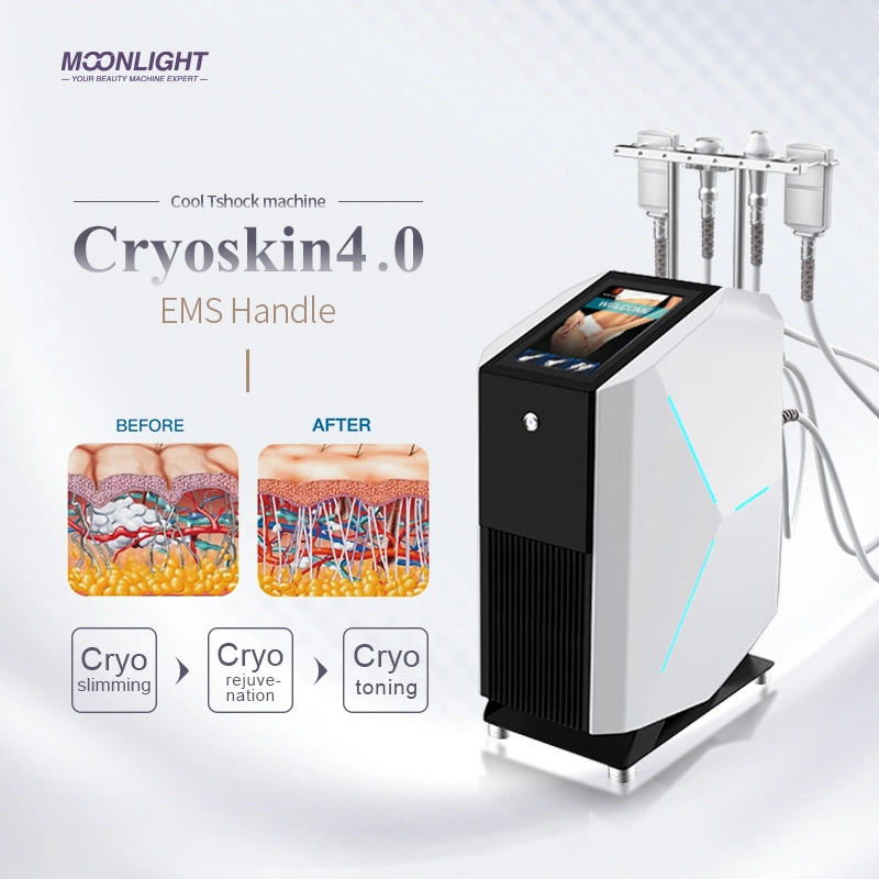Cryoskin Choque térmico máquina de emagrecimento EMS Cryo perder peso da máquina