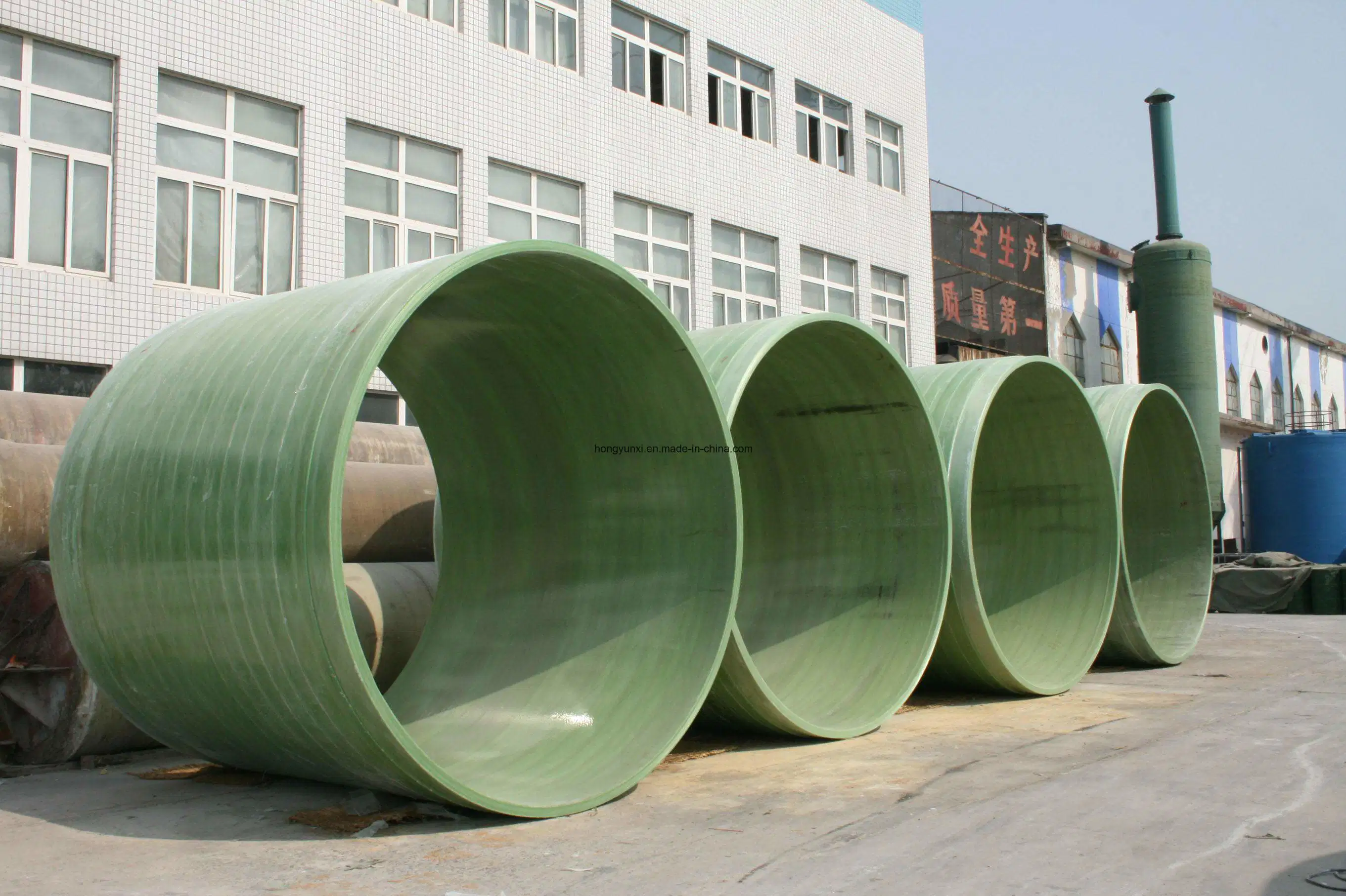 FRP or GRP Sand Pipe for Water or Chemical Industries